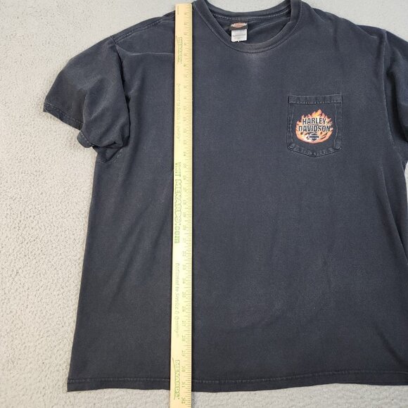 Harley Davidson Shirt Mens 2XL Kentucky Wildcat London Motorcycle Biker Pocket T - Picture 6 of 9